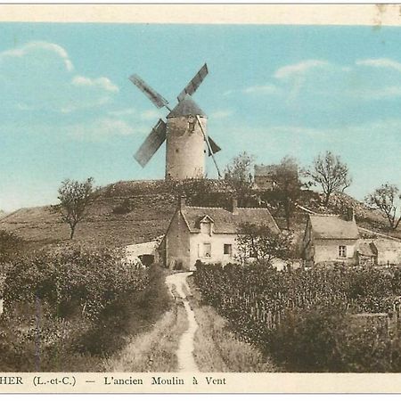 Le Moulin De La Motte Baudoin Villa Noyers-sur-Cher Exteriör bild